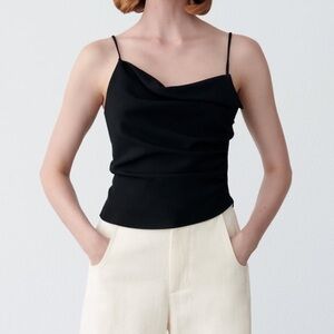 Zara ruched camisole top